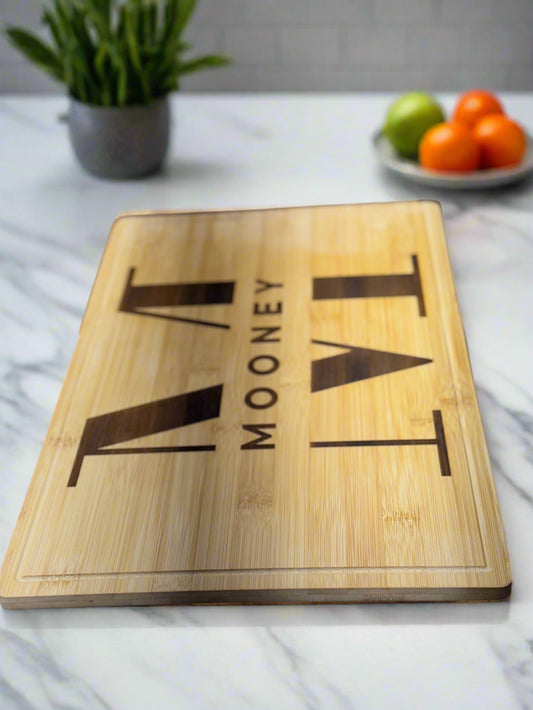 Custom Engraved Bamboo Cutting Board – Sustainable Kitchen Essential