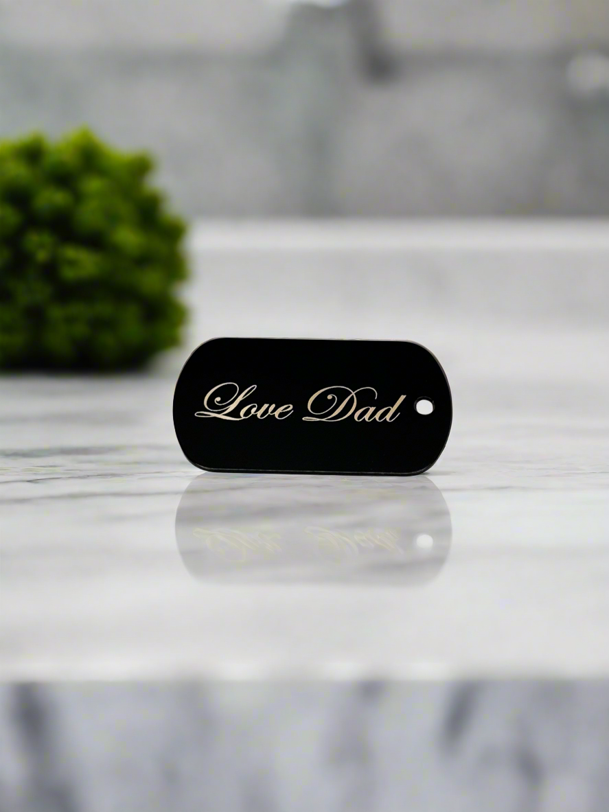 Laser Engraved Keychain