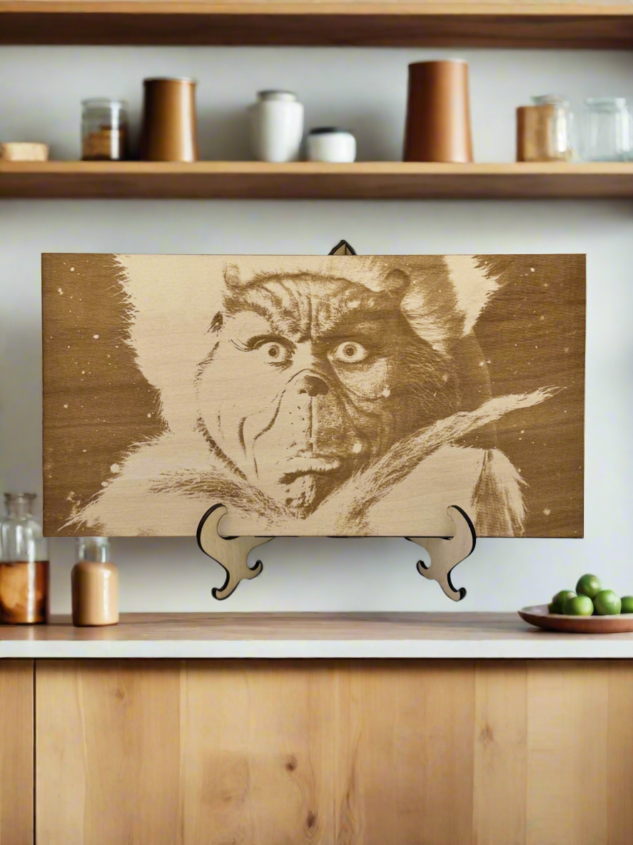 Laser Engraved Wood Sign