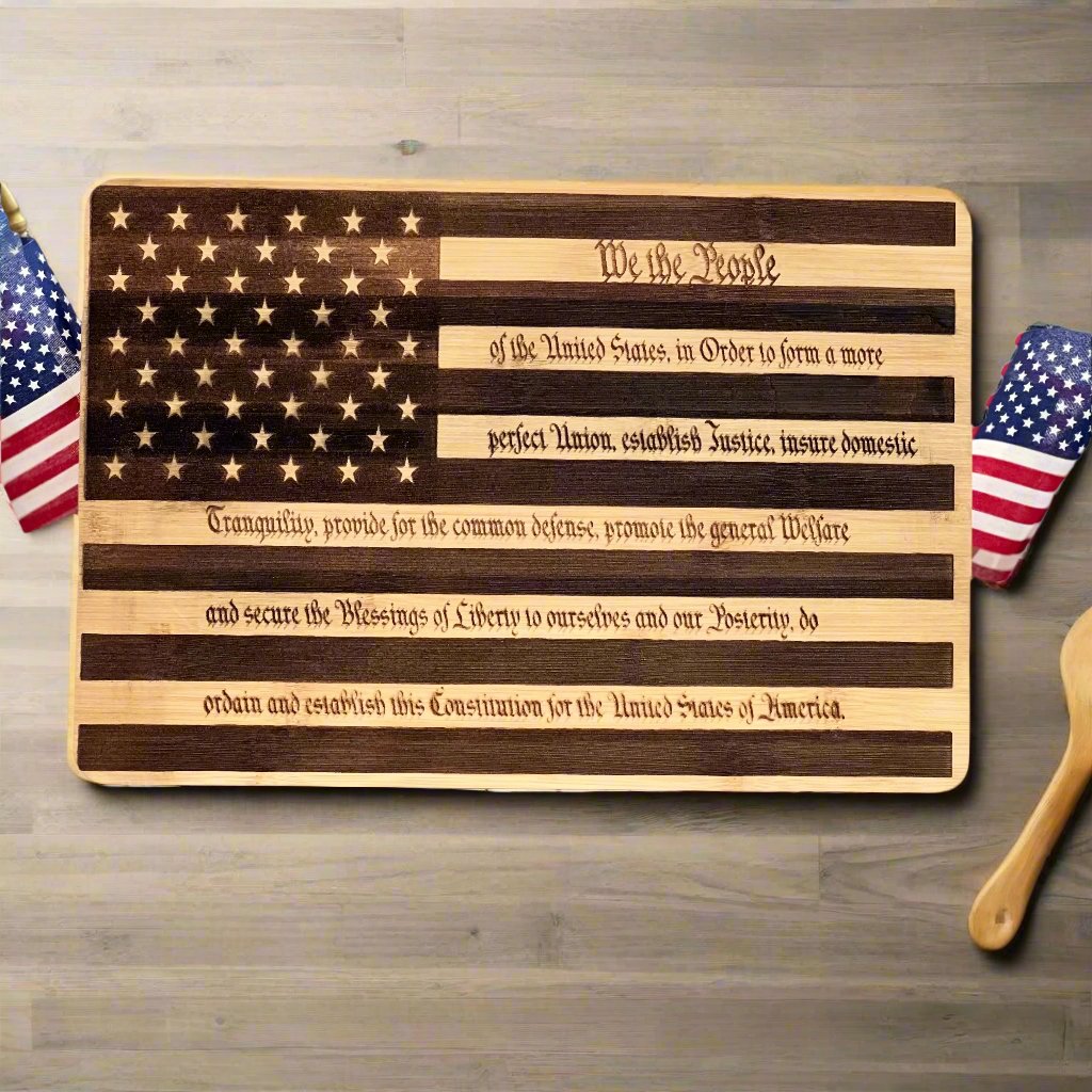 Custom Engraved Bamboo Cutting Board – Sustainable Kitchen Essential