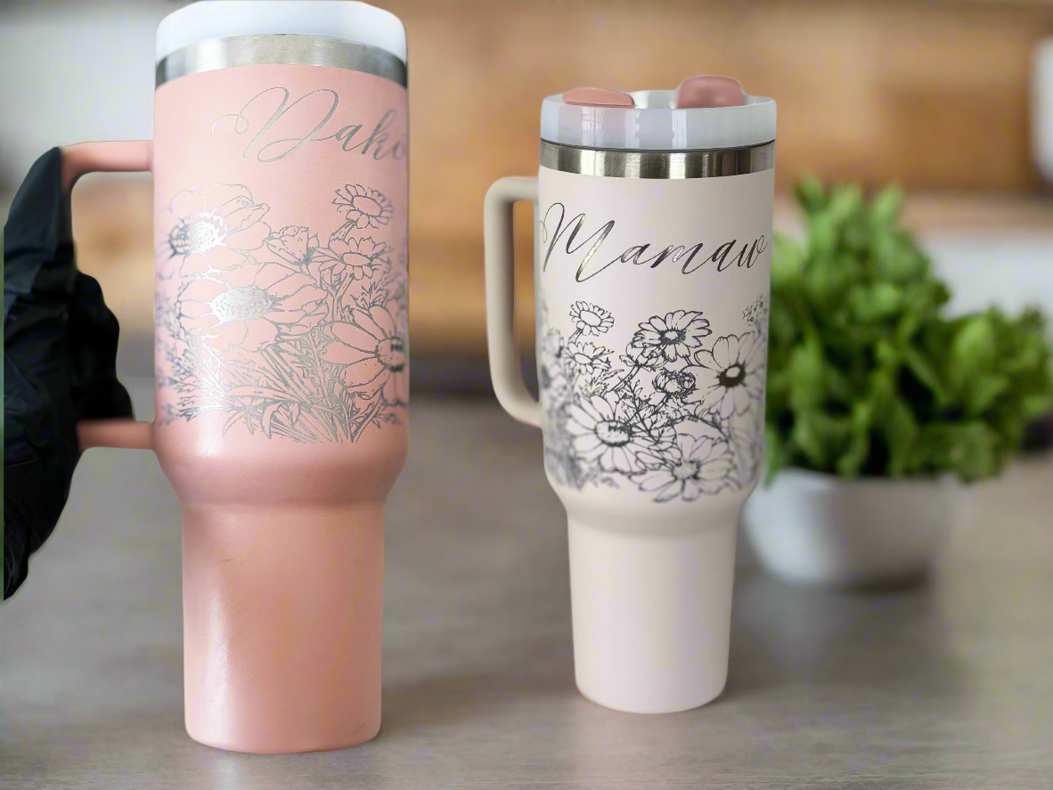 Laser Engraved Tumbler