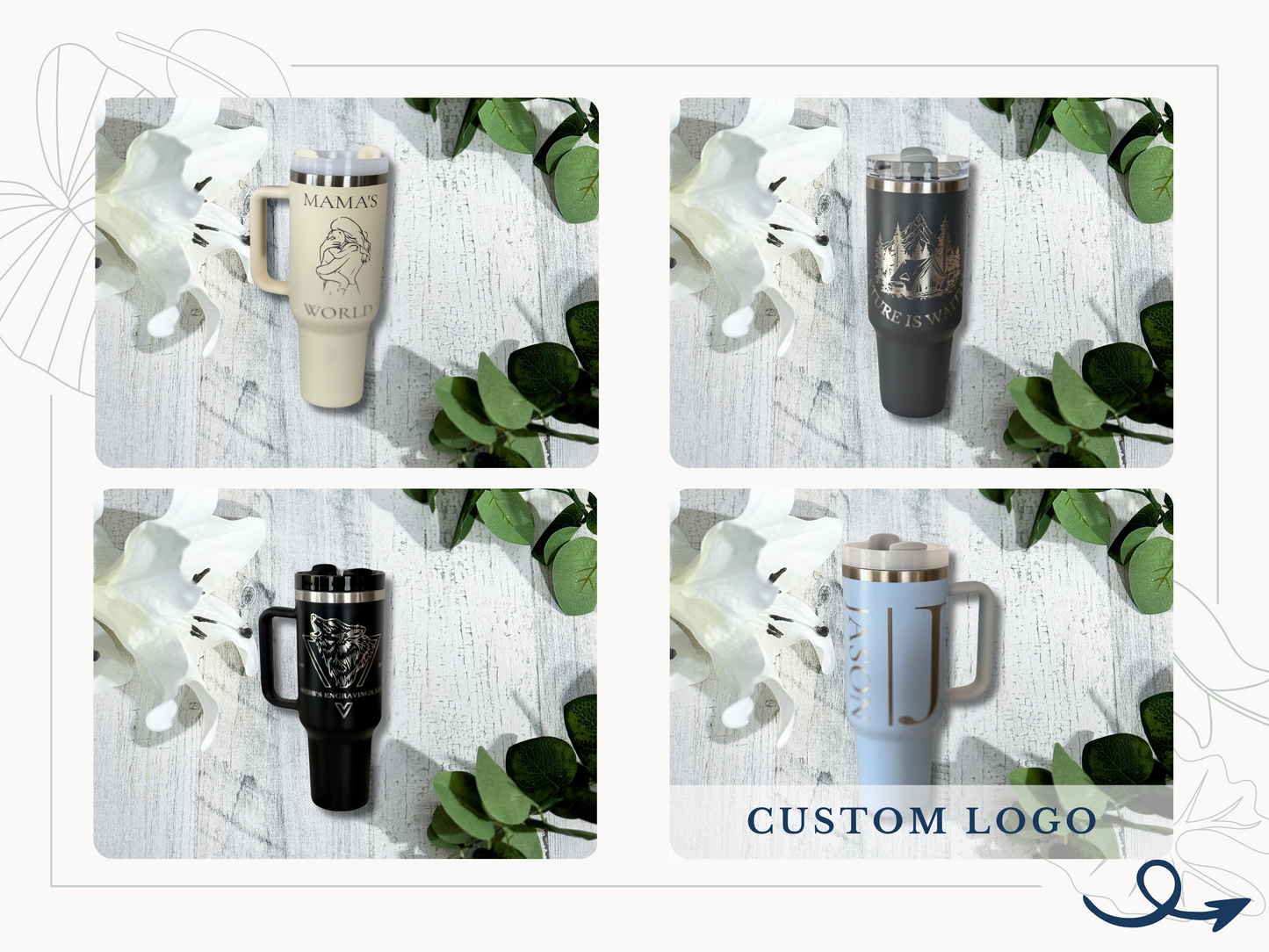 Laser Engraved Tumbler