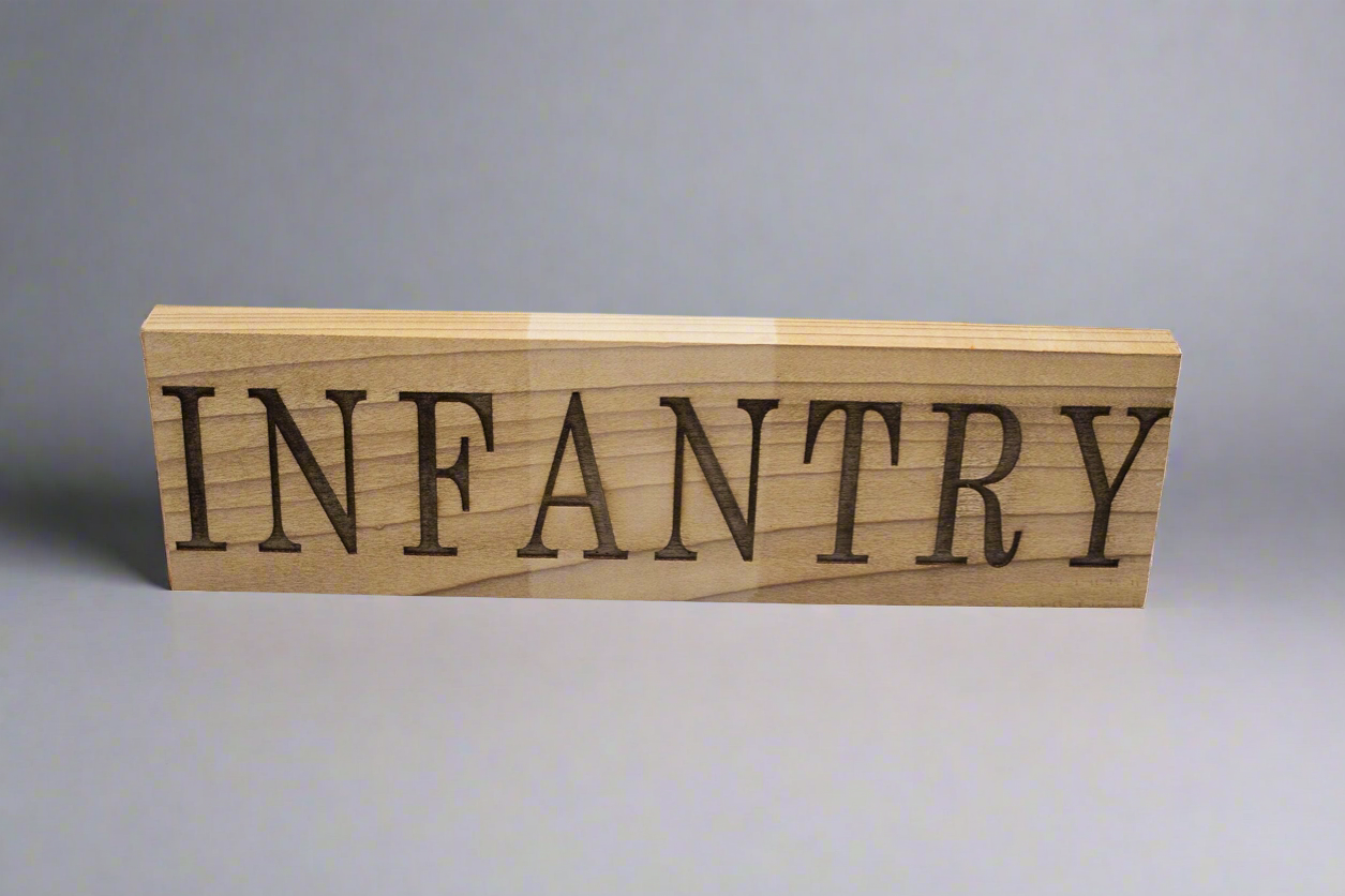 Laser Engraved Wood Sign