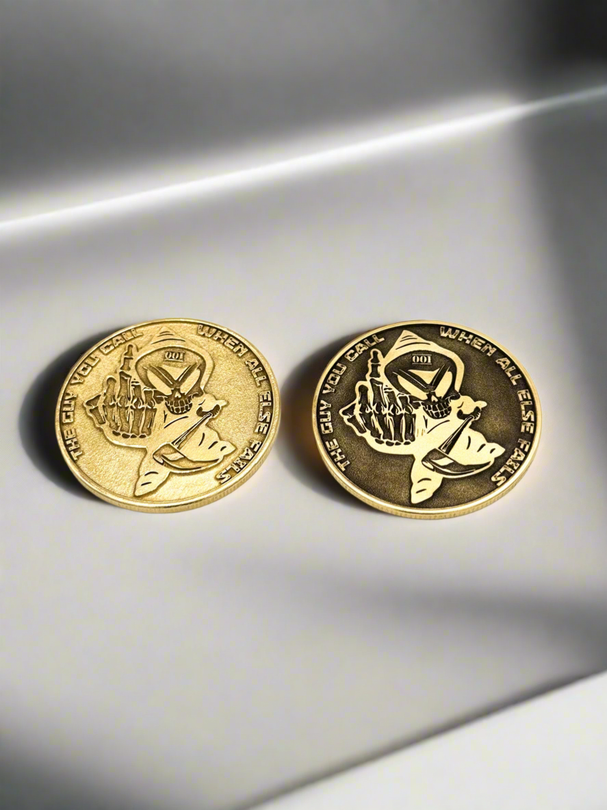 Laser Engraved Challenge Coin