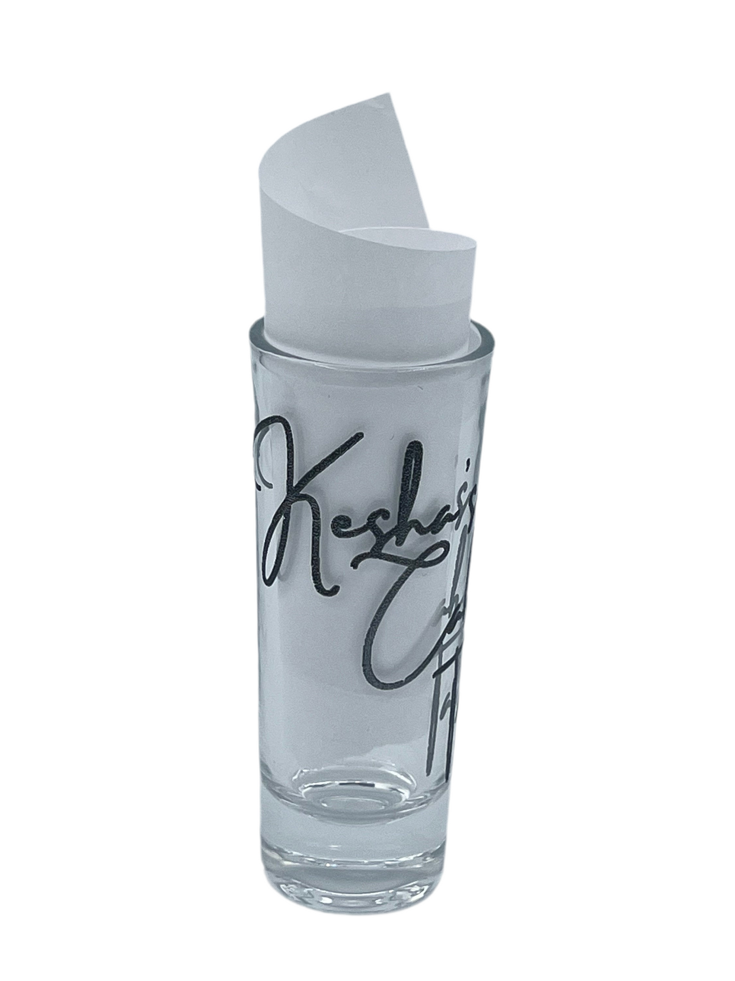 Laser Engraved Shooter Glass