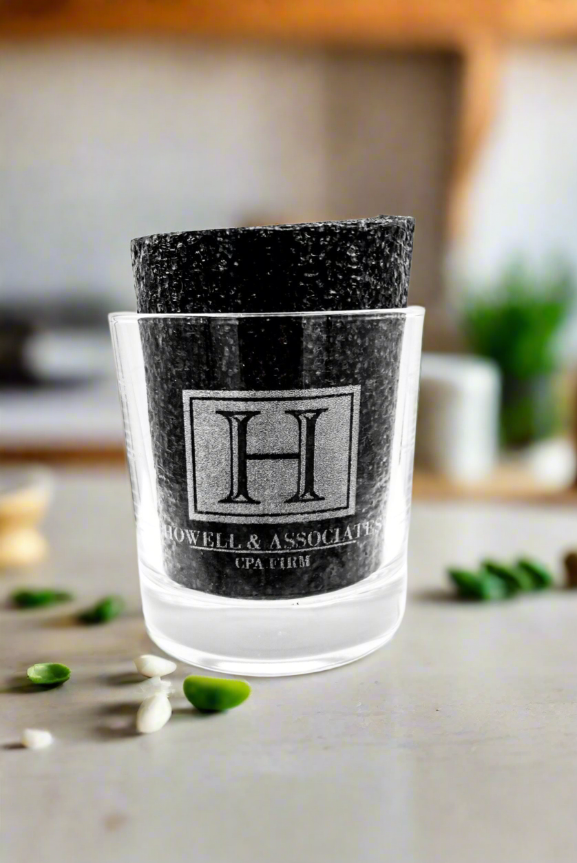 Laser Engraved Rocks Glass
