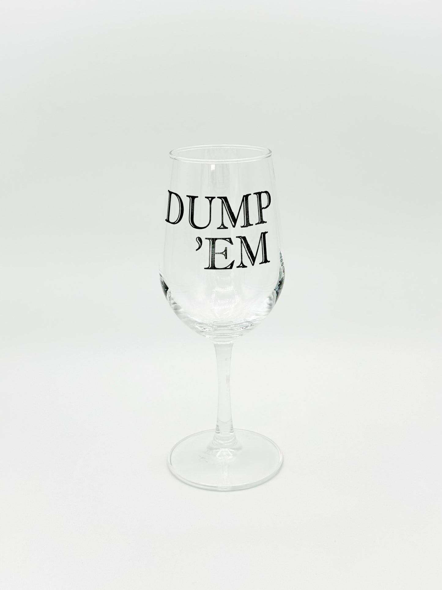 Laser Engraved Wine Glass With Stem