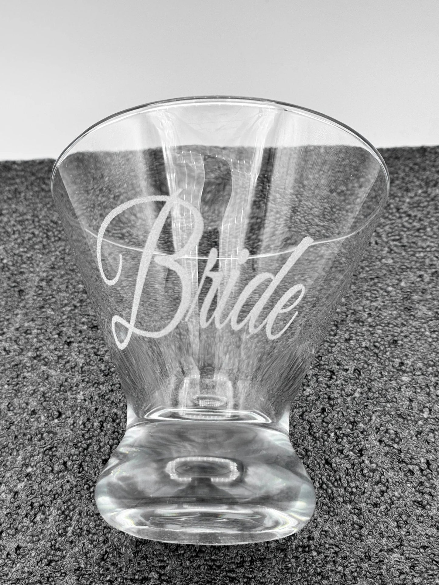 Custom Laser Engraved Cosmopolitan Glass - Personalized Barware for Cocktail Enthusiasts - Drinkware, Customized