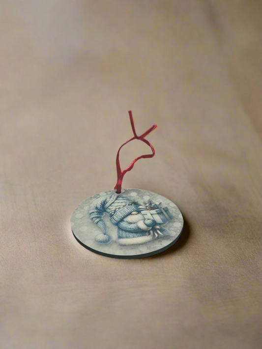 Personalized Holiday Ornaments - Christmas Village, Santa Claus, Snowman & More - Custom Family Portraits, Double-Sided