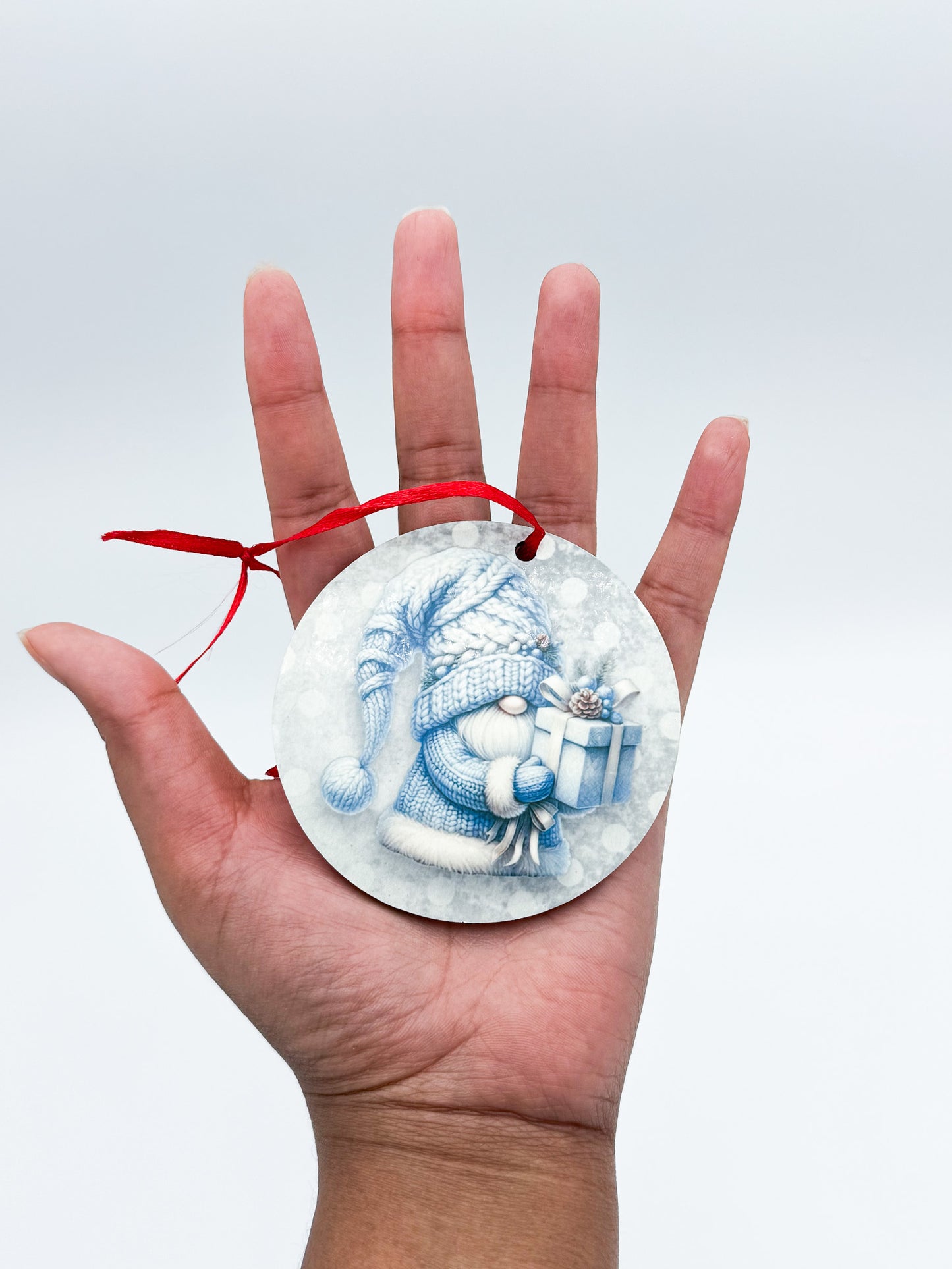 Personalized Holiday Ornaments - Christmas Village, Santa Claus, Snowman & More - Custom Family Portraits, Double-Sided