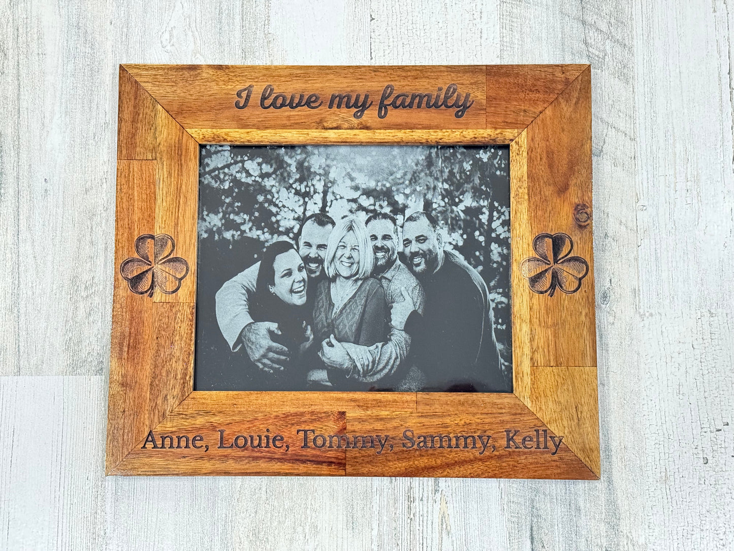 Custom Engraved Photo | Personalized Picture with Optional Frame