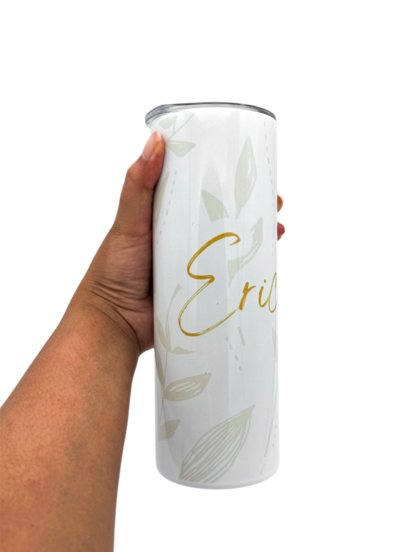 Personalized Stainless Steel 20 oz Skinny Tumbler | Custom Gift