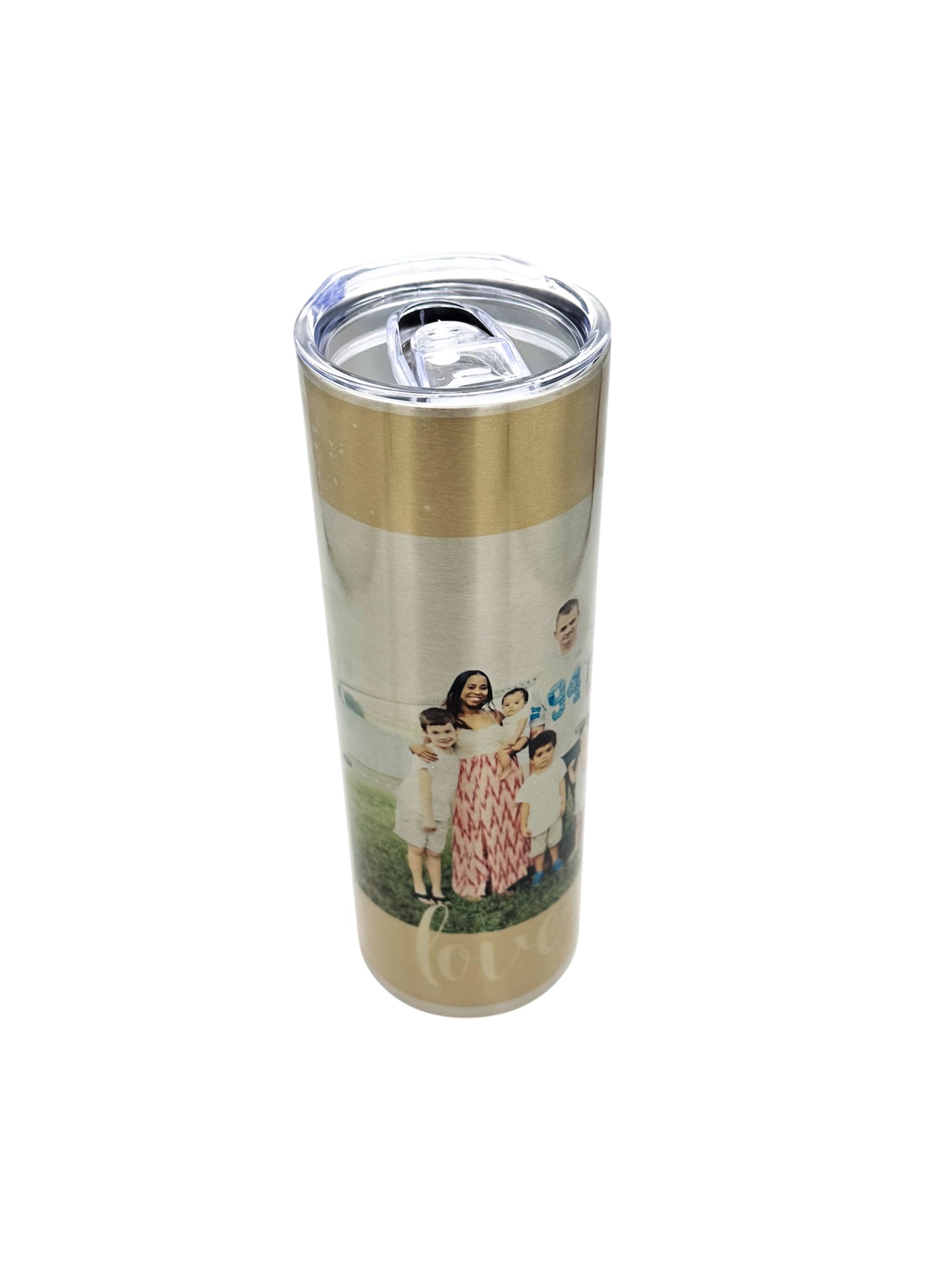 Personalized Stainless Steel 20 oz Skinny Tumbler | Custom Gift