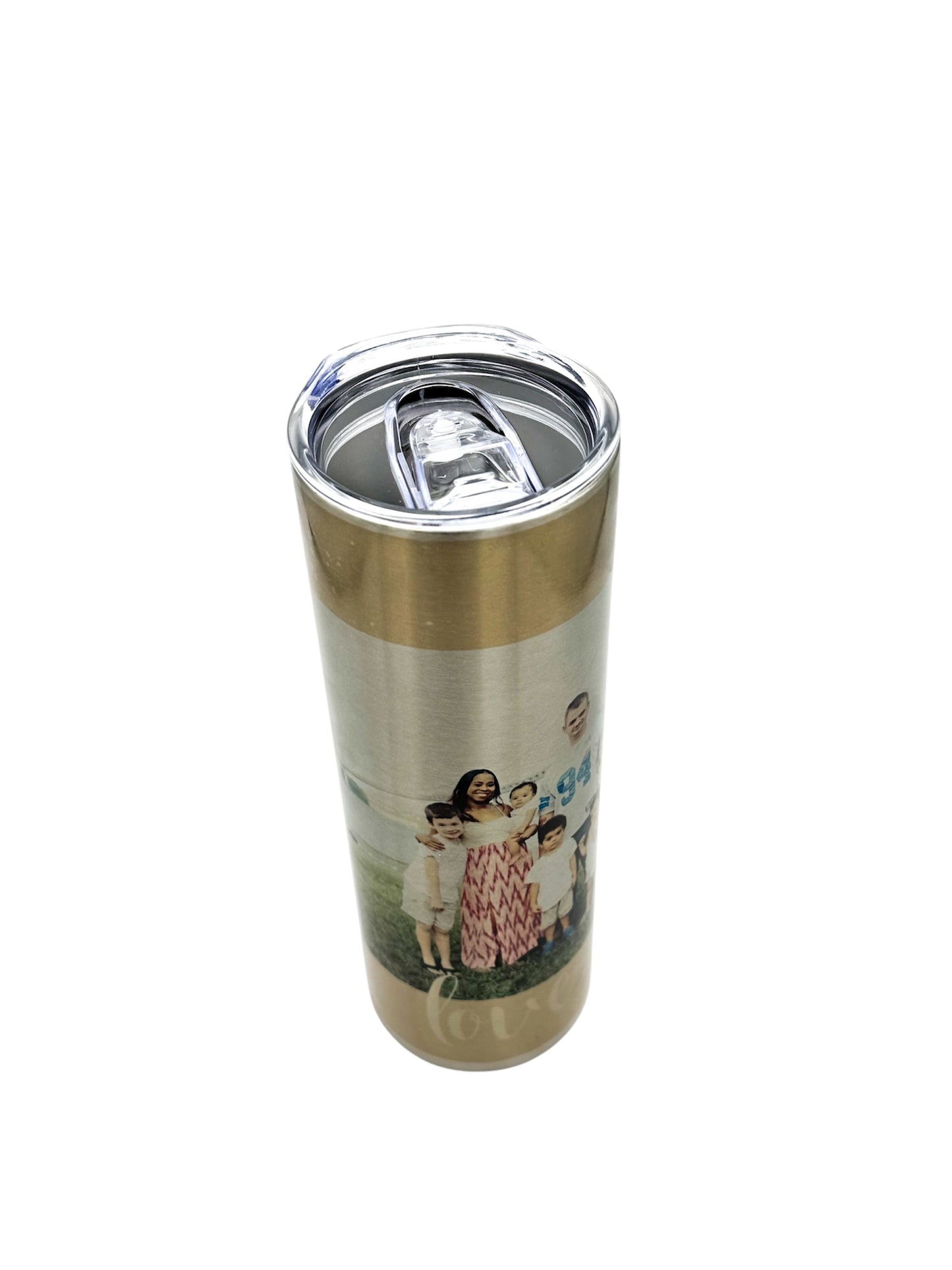 Personalized Stainless Steel 20 oz Skinny Tumbler | Custom Gift