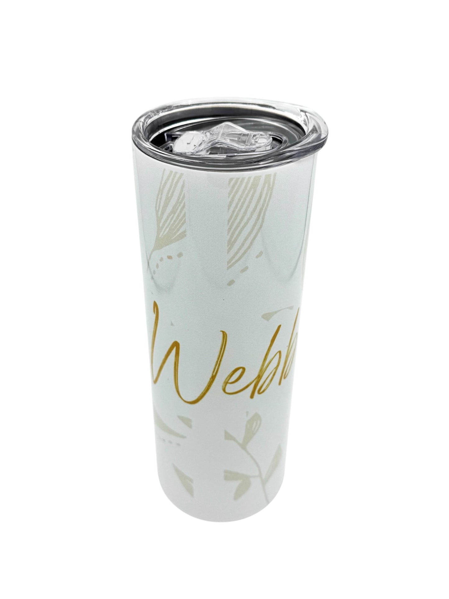 Personalized Stainless Steel 20 oz Skinny Tumbler | Custom Gift