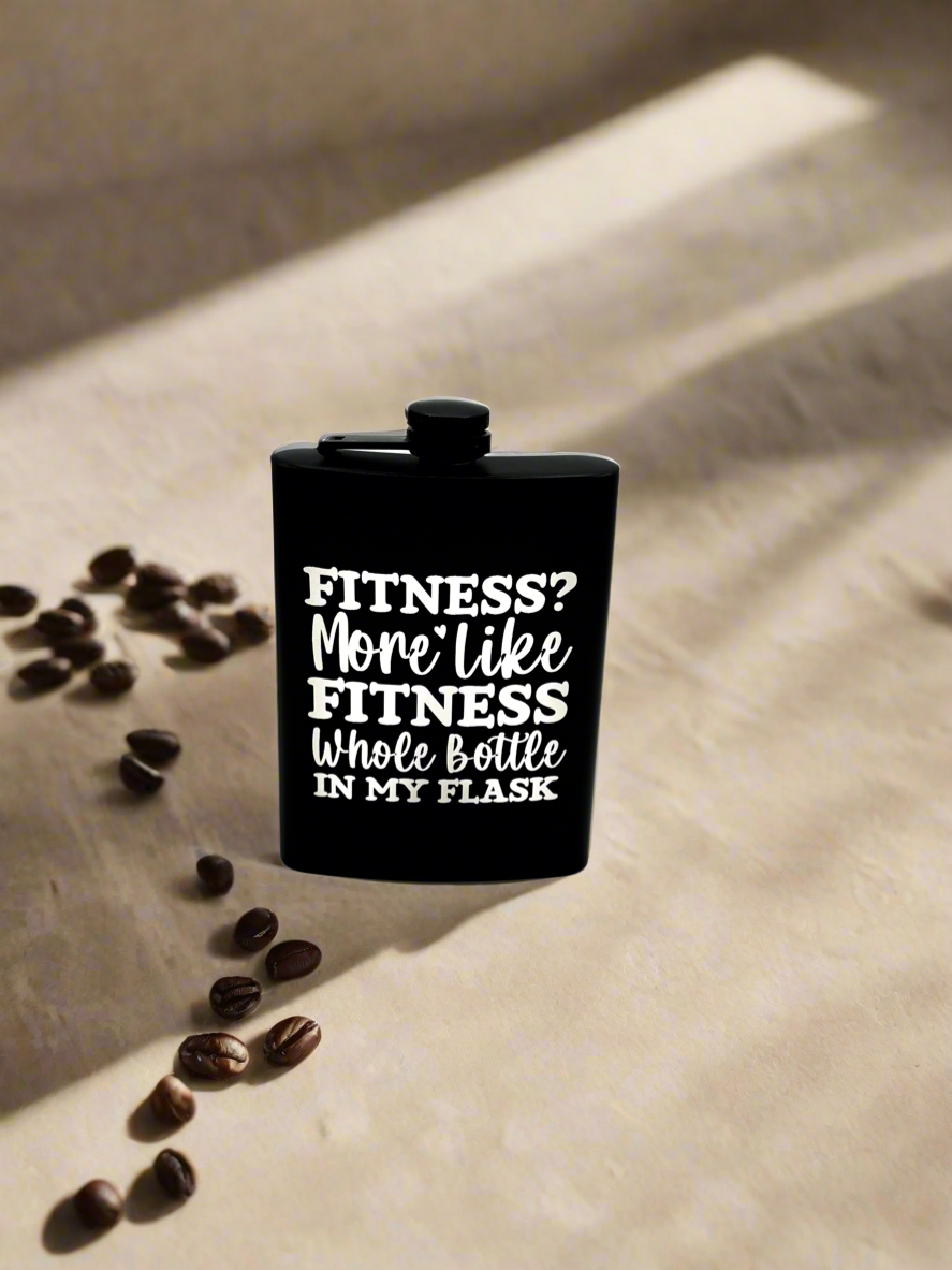 Laser Engraved Flask