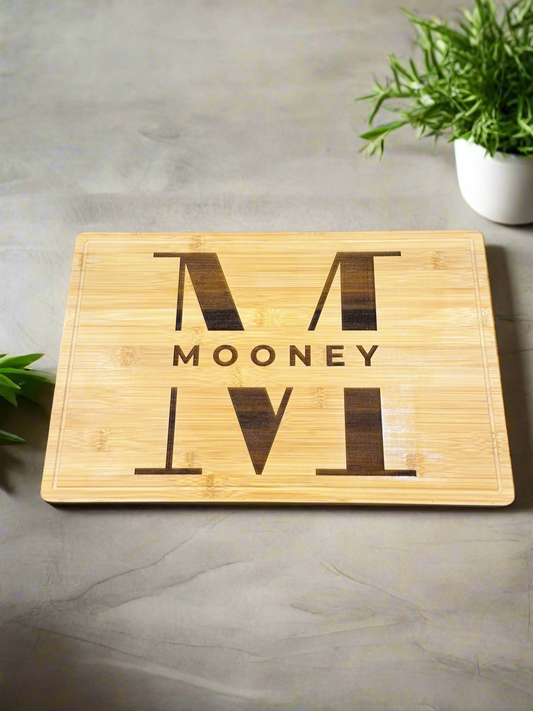 Custom Engraved Bamboo Cutting Board – Sustainable Kitchen Essential
