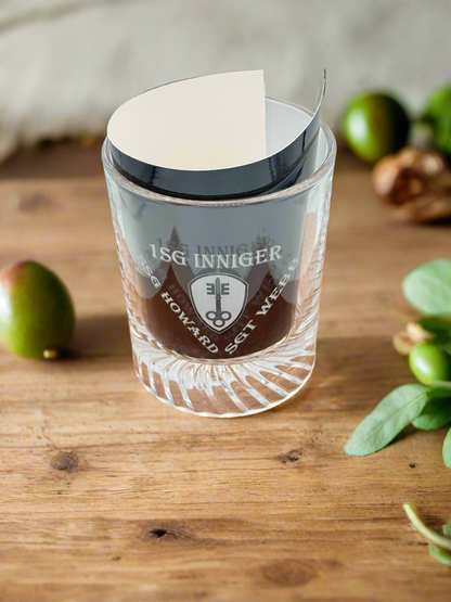 Custom Engraved Rocks Glass | Personalized 12oz Whiskey Glass for Gifts