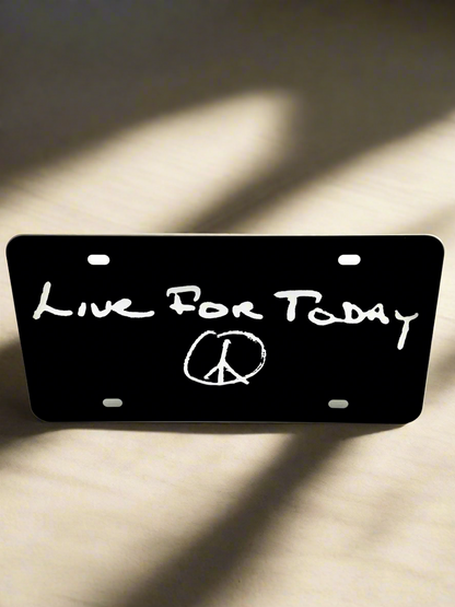 Custom Laser Engraved License Plate | Personalized Metal Car Tag - Aluminum