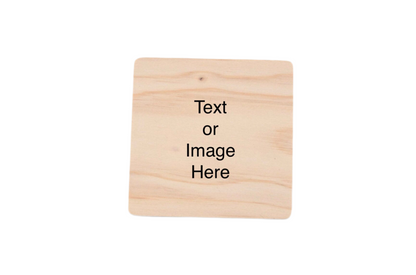 Custom Engraved Coaster | Personalized Wood & Slate Coaster Set