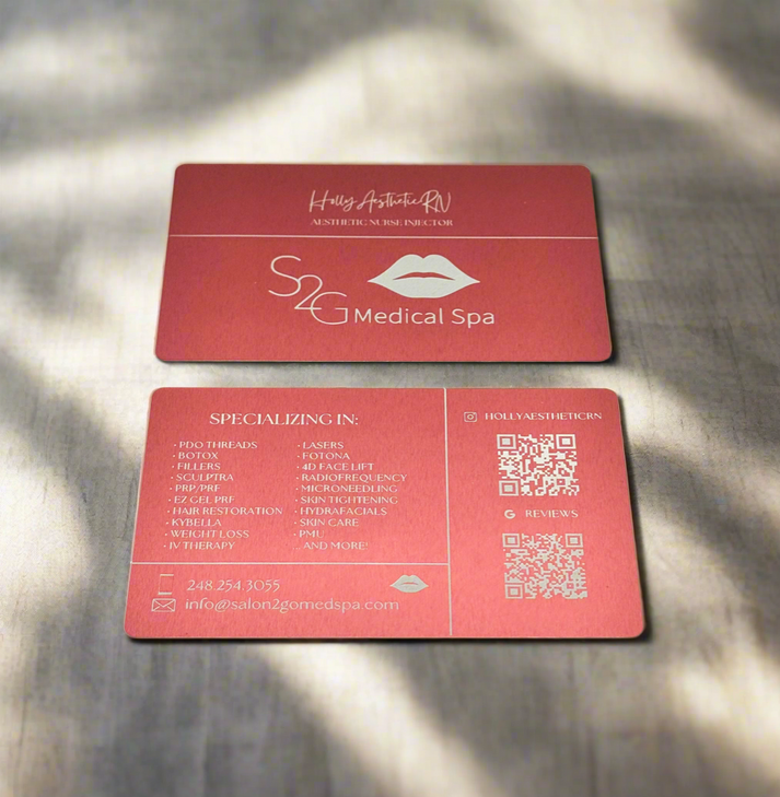 Custom Laser Engraved Metal Business Cards | Webb’s Engravings – Webb's ...