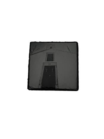 Custom Engraved Coaster | Personalized Wood & Slate Coaster Set