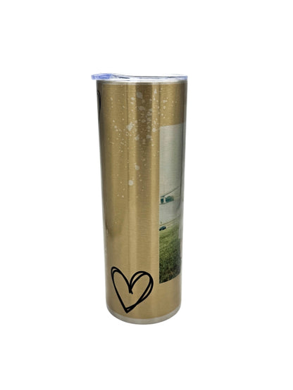 Personalized Stainless Steel 20 oz Skinny Tumbler | Custom Gift