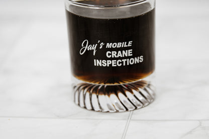 Custom Engraved Rocks Glass | Personalized 12oz Whiskey Glass for Gifts