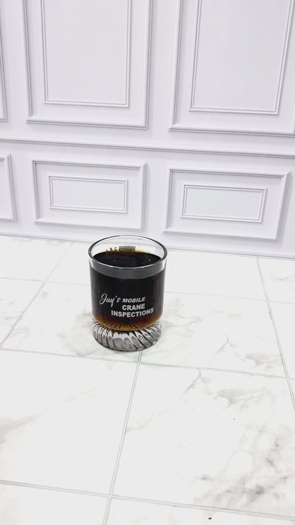 Custom Engraved Rocks Glass | Personalized 12oz Whiskey Glass for Gifts