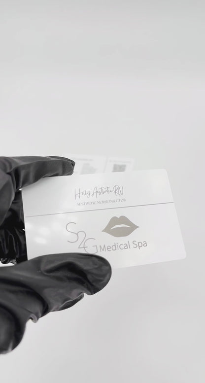 Custom Laser Engraved Metal Business Cards | Personalized Aluminum Business Cards | Professional Networking Cards